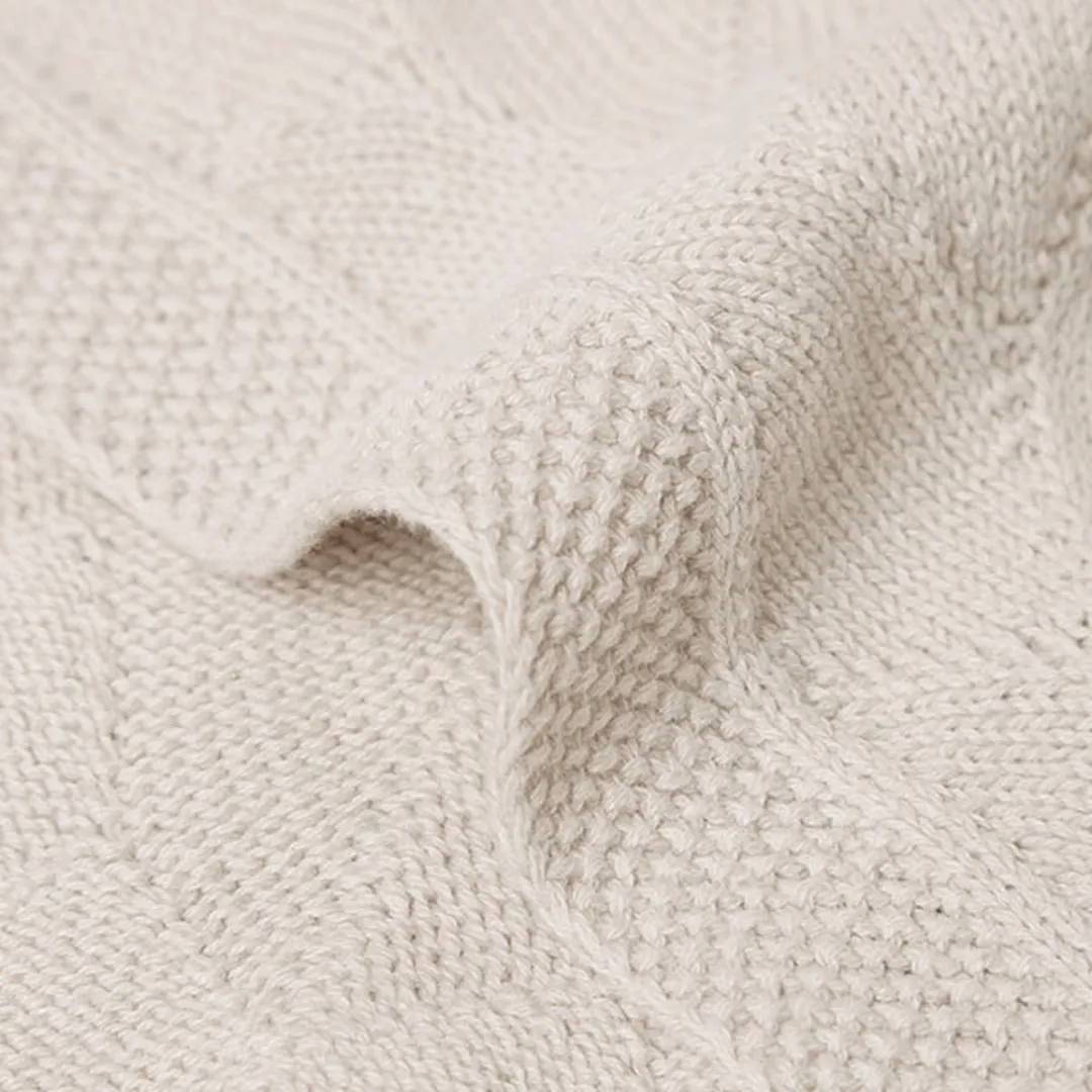 Jollein Deken Ledikant 100x150cm Shell Knit - Nougat - afbeelding 6 van 6