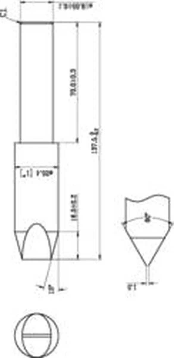 TOOLCRAFT Soldeerpunt Beitelvorm 25.5mm - MPN 2226337