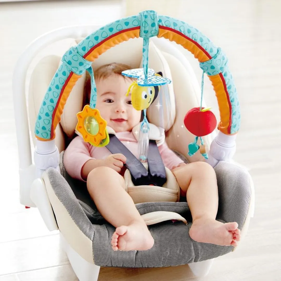 Hape Speelboog met Bijtring - Blauw/ Oranje