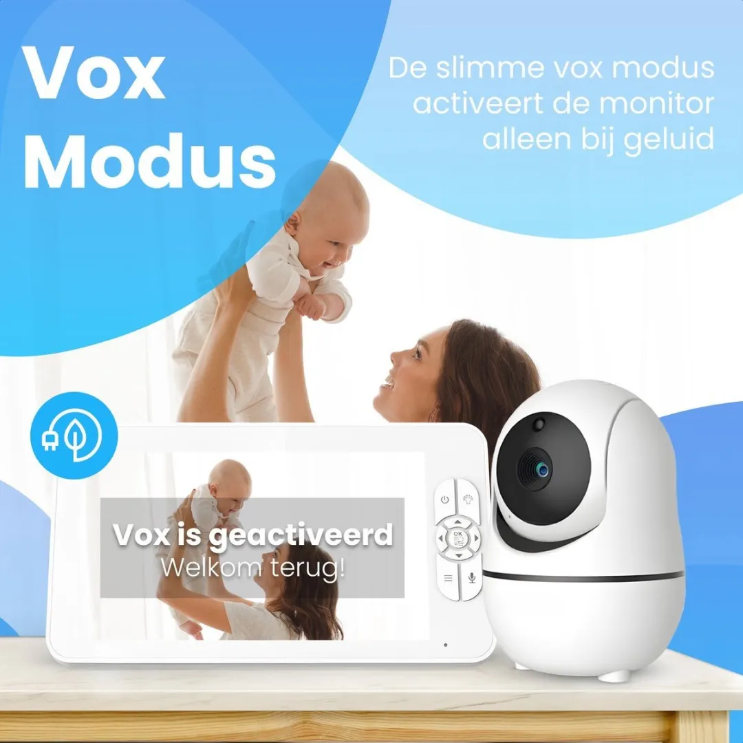 Zevio XL Elite Babyfoon 7" HD - 1x Camera