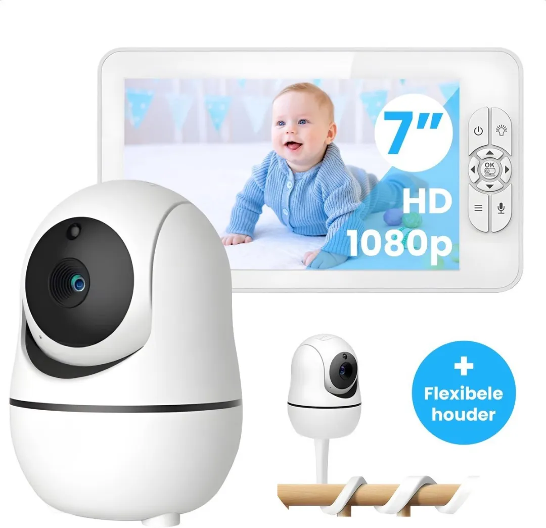 Zevio XL Elite Babyfoon 7" HD - 1x Camera