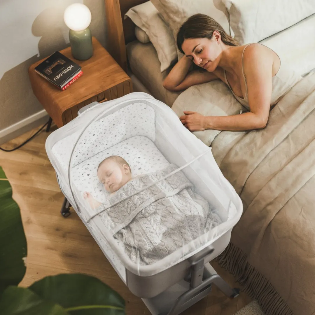 Tulano Dream 50 Bijzetbedje 3-in-1 - Grijs