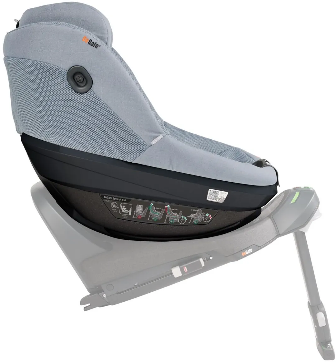Besafe Beyond² 360 Autostoel - 61cm-125cm - Peak Mesh - afbeelding 3 van 6