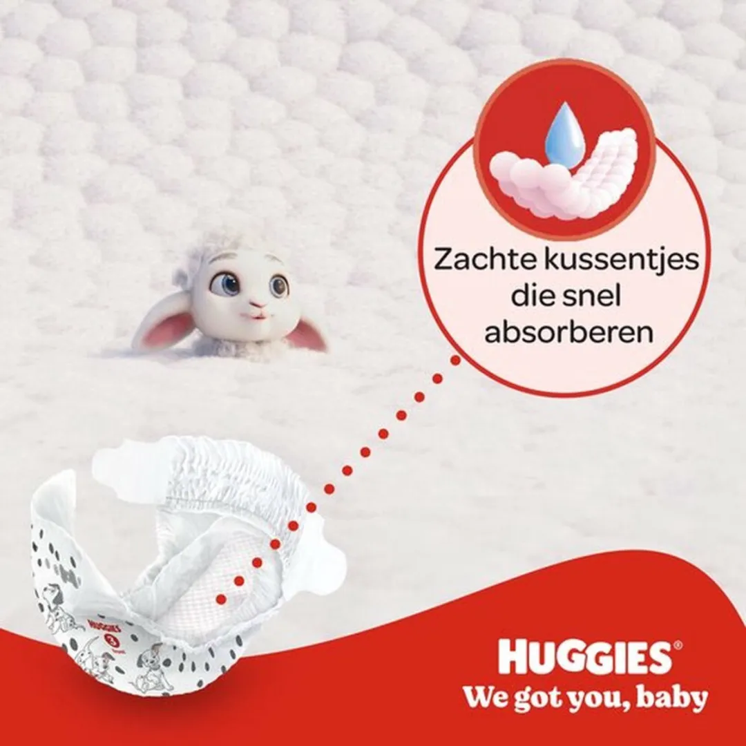 Huggies Little Movers Maat 4 Luiers - 150 Stuks - Disney Designs