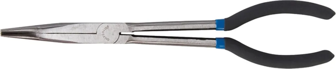 Silverline Langbektang Gebogen 280mm - Chroom Vanadium