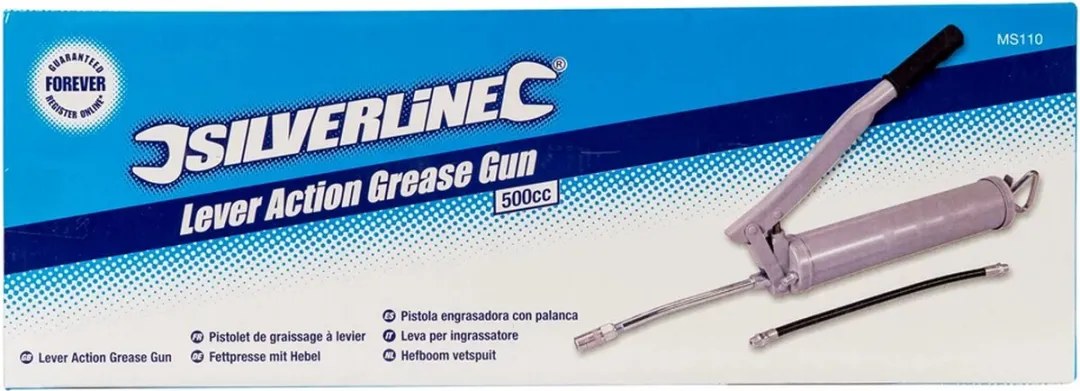 Silverline Vetspuit 500ml - Hefboom