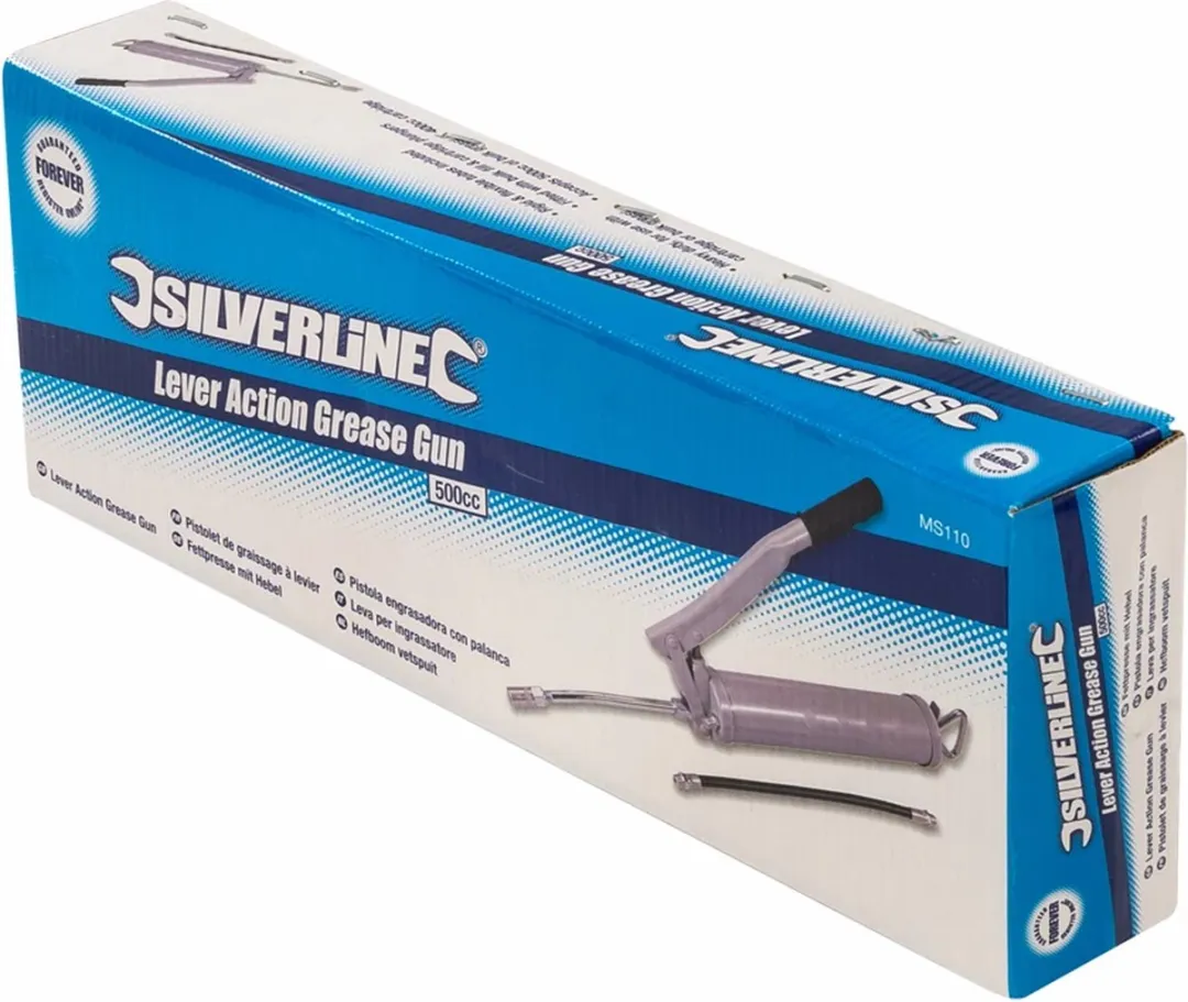 Silverline Vetspuit 500ml - Hefboom
