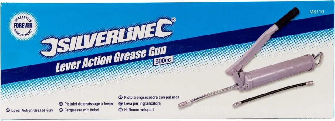 Silverline Vetspuit 500ml - Hefboom