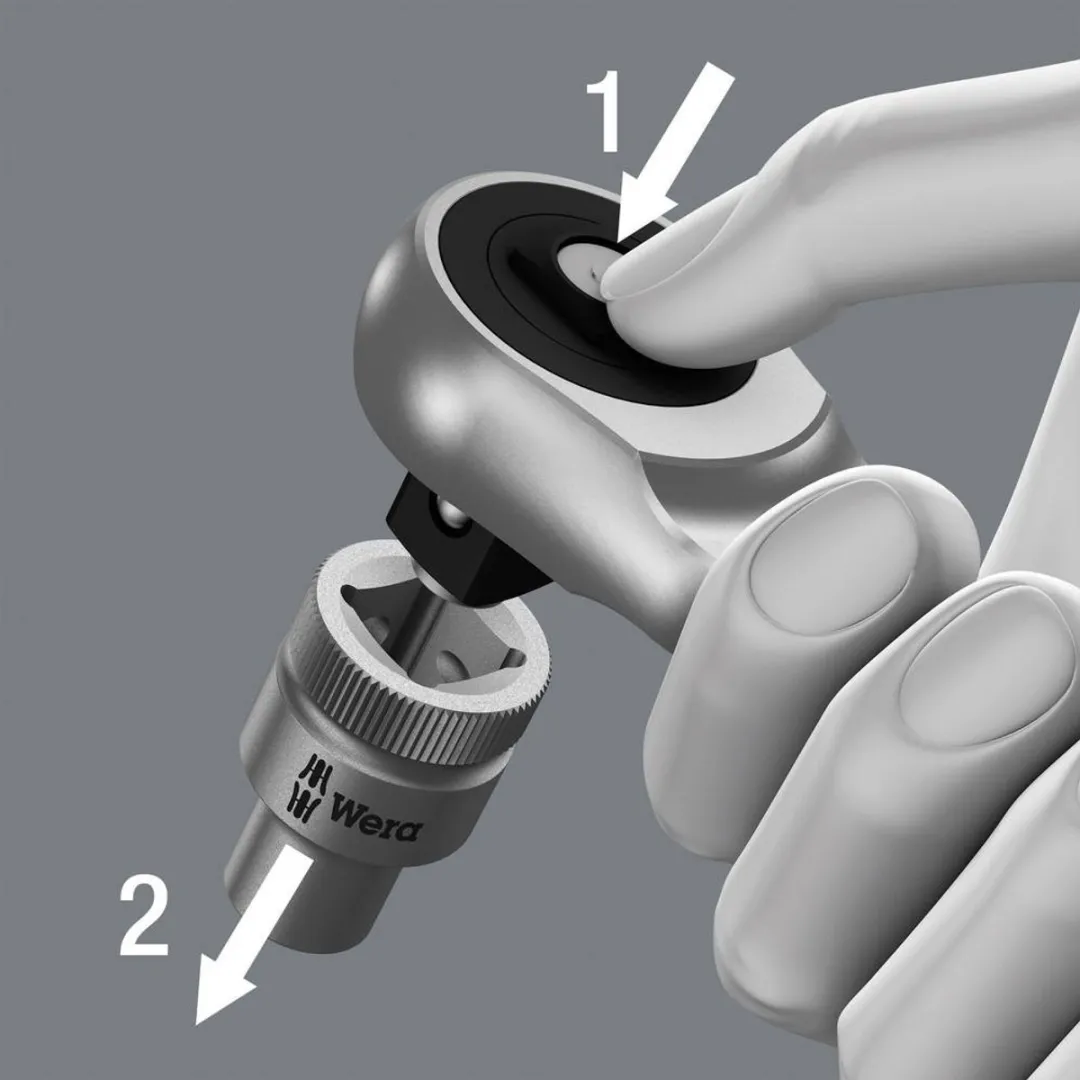 Wera Zyklop Omschakelratel 3/8" 222mm - 10mm