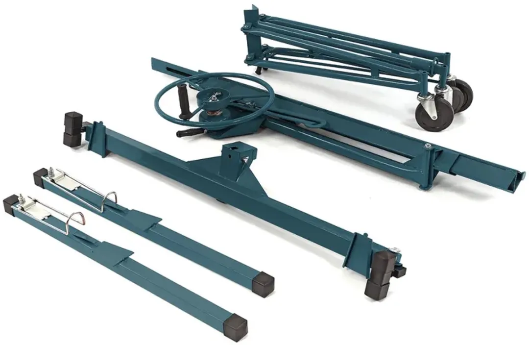 HBM Gipsplatenlift 68kg - 3,5m Inklapbaar - Blauw - afbeelding 6 van 6