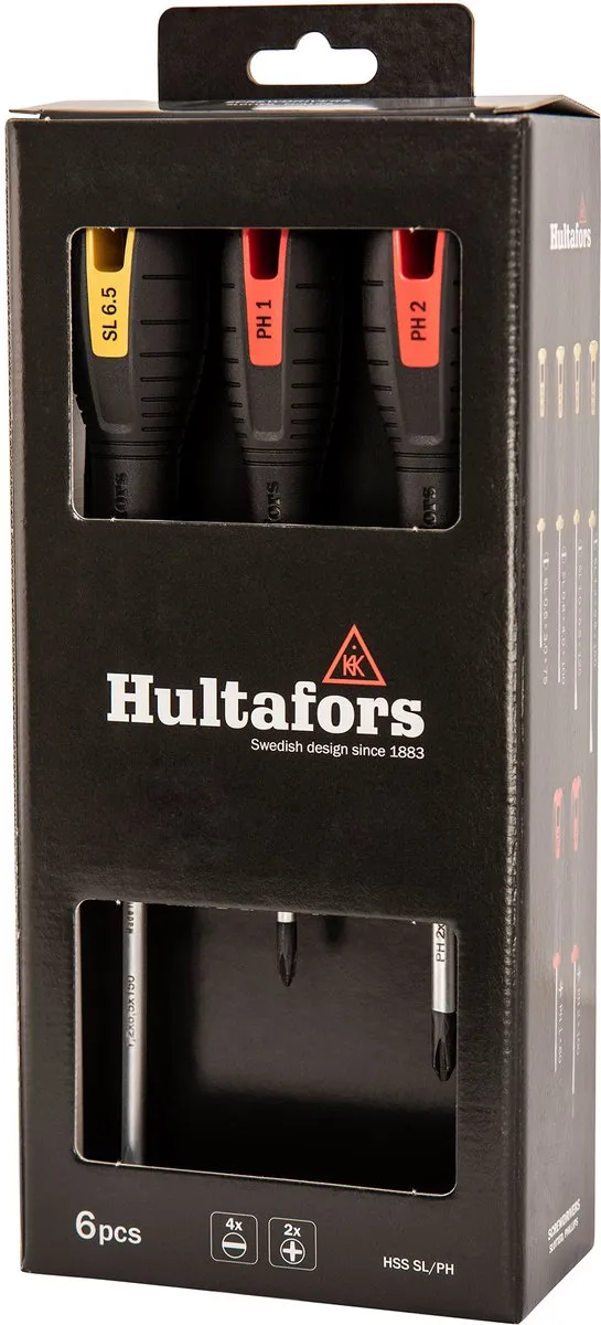 Hultafors HSS Schroevendraaierset PH & SL - 6-delig
