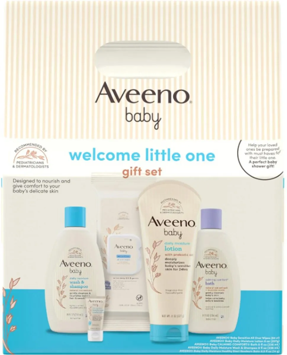 Aveeno Baby Welcome Little One Cadeauset - 5 Stuks