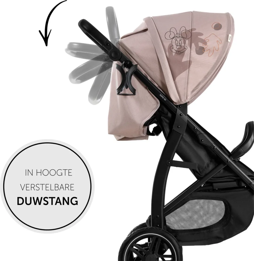 Hauck Rapid 4D Buggy Minnie Mouse Rose - afbeelding 6 van 6