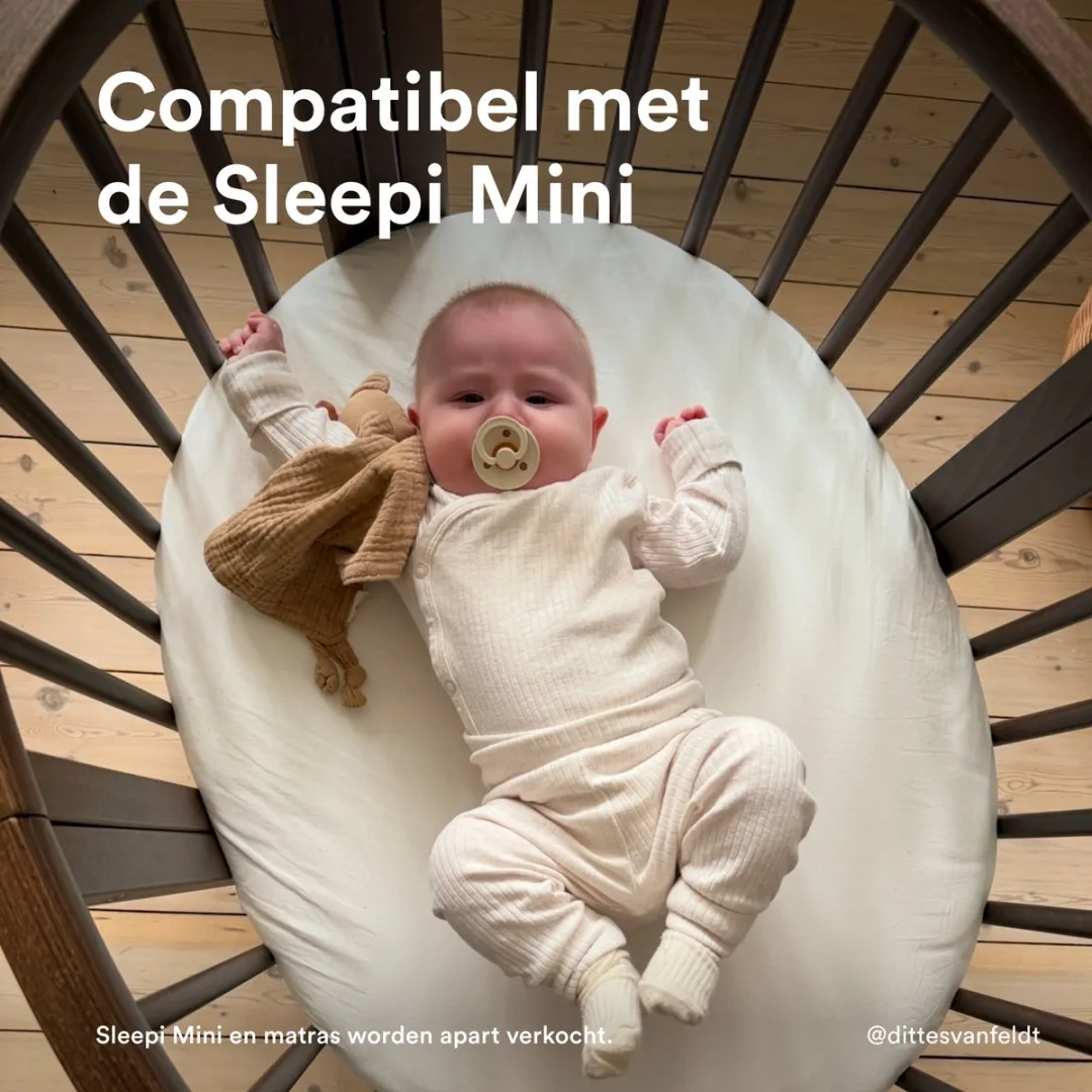 Stokke Sleepi Mini Hoeslaken - 100% Katoen Wit