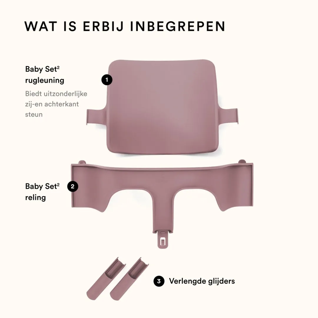 Stokke Tripp Trapp Baby Set Heather - Verlengset 6-36 maanden