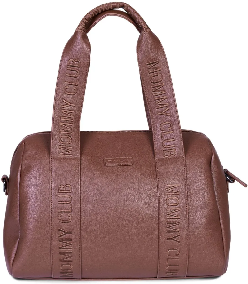 Childhome Mommy Bag Verzorgingstas – Signature Bruin – Luiertas – Inclusief Verzorgingsmatje & Draagriem