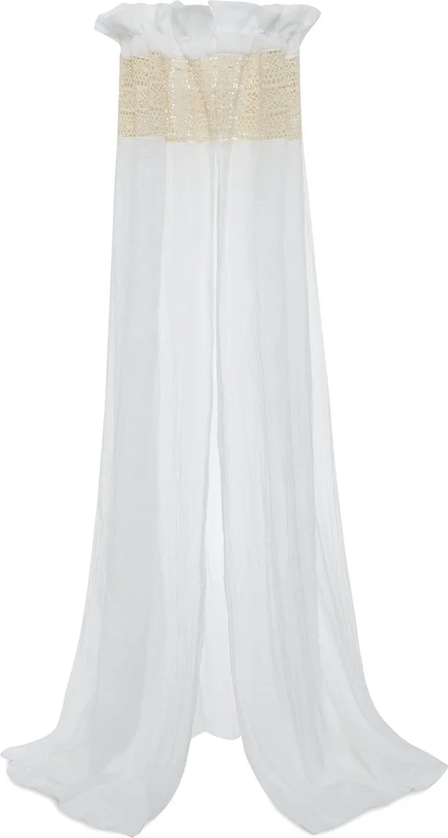 Jollein Sluier Vintage 155cm - Ivory - afbeelding 5 van 6