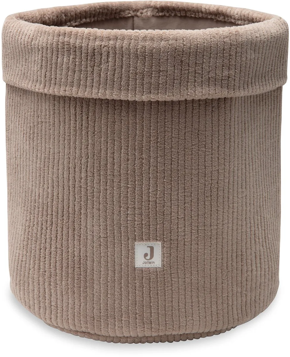 Jollein Opbergmand Cloudy Rib Milky Coffee - 14x18cm