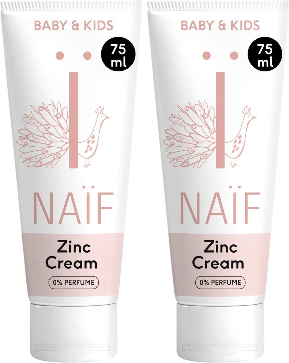 Naïf Zinkcrème Voordeelset 2x75ml