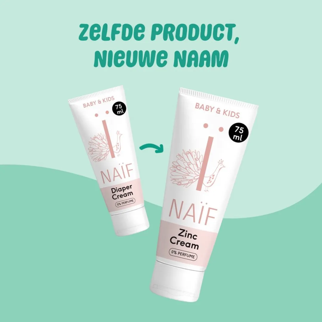 Naïf Zinkcrème Voordeelset 2x75ml