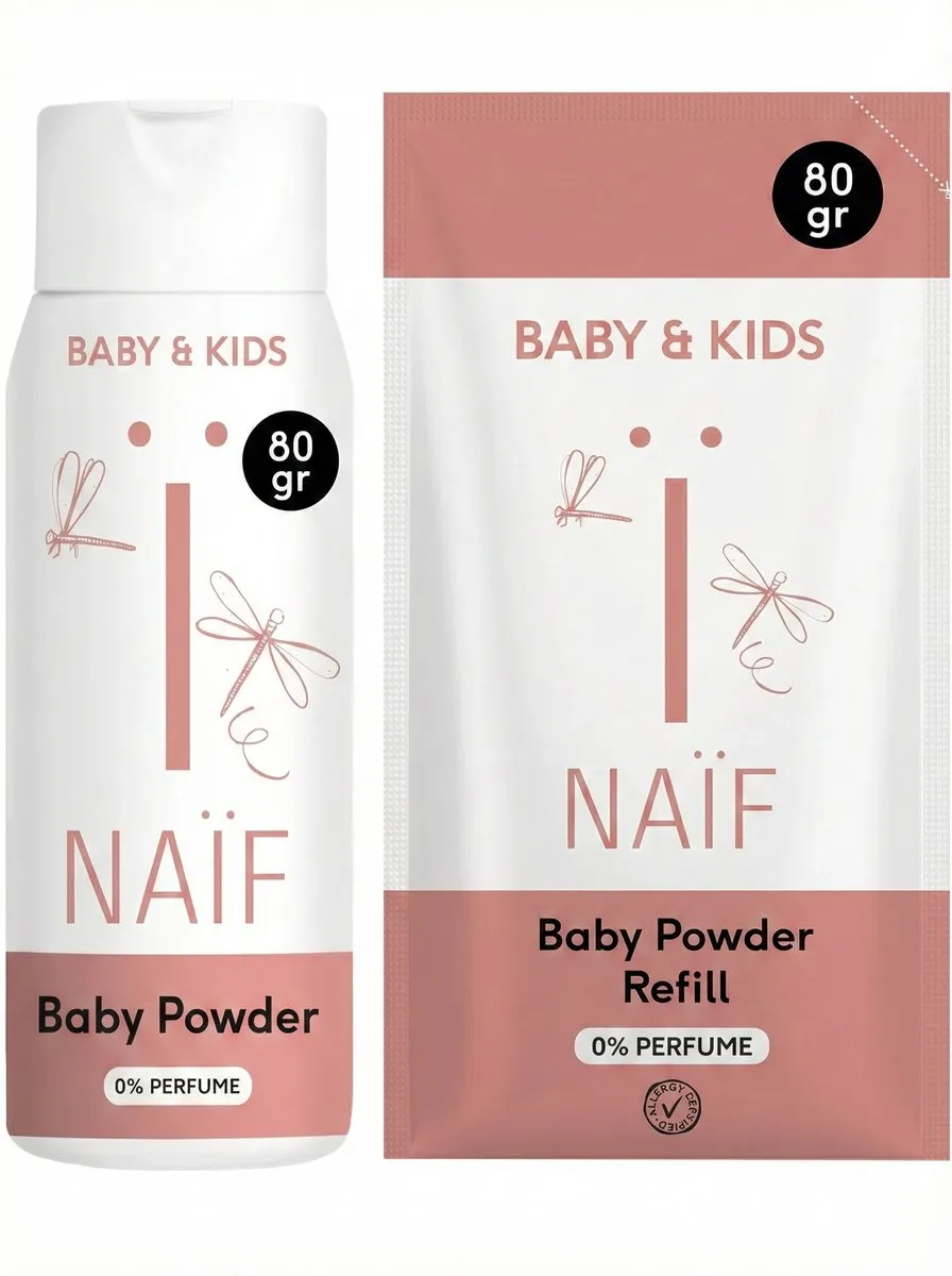 Naïf Babypoeder Voordeelset 2x80g
