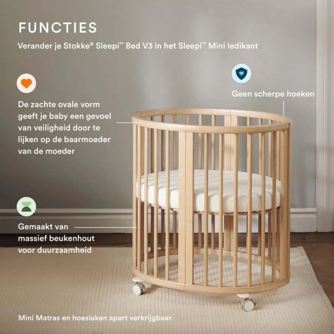 Stokke Sleepi V3 Downsizing Kit Natural