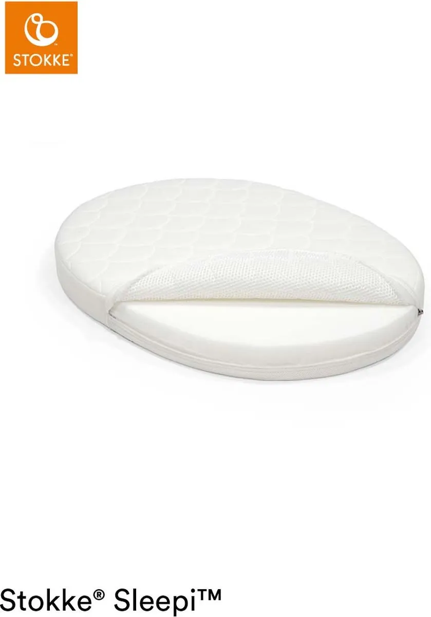 Stokke Sleepi Minimatras Wit 76x59cm