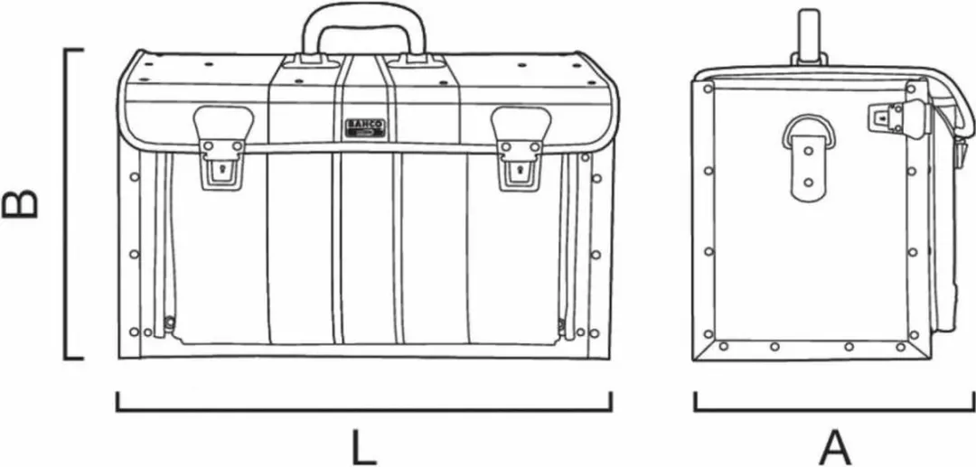 Bahco Gereedschapskoffer 4750-FOLTC-1 - Zwart - afbeelding 3 van 6