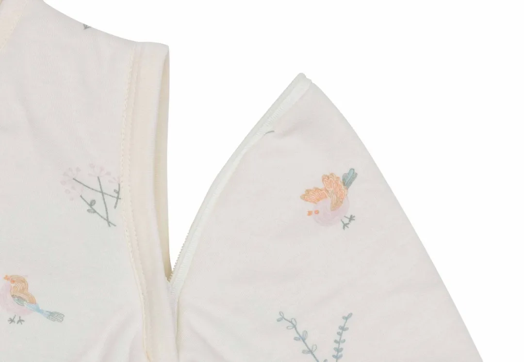 Jollein Baby Slaapzak Winter Lovely Birds 110cm - Afritsbare mouw