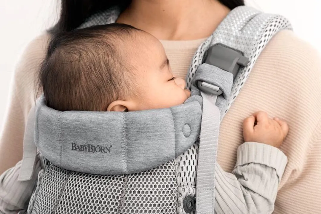 BabyBjörn Draagzak Harmony 3D Mesh - Zilver