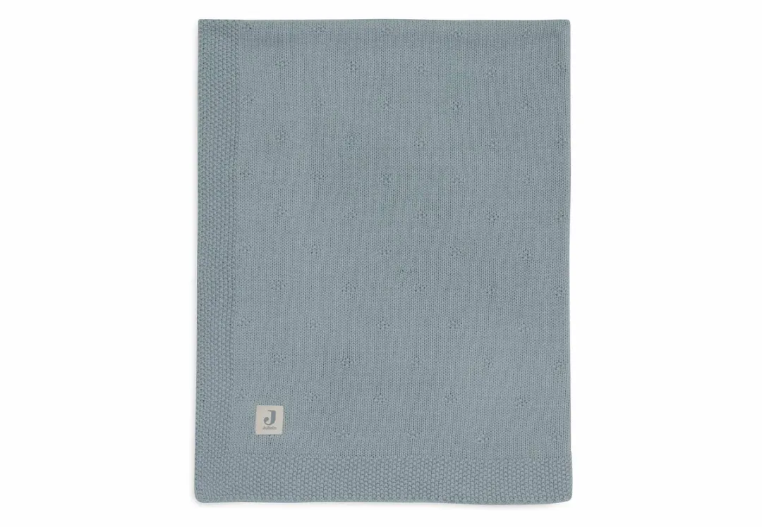 Jollein Deken Ledikant 100x150cm Cosy Knit Sea Green