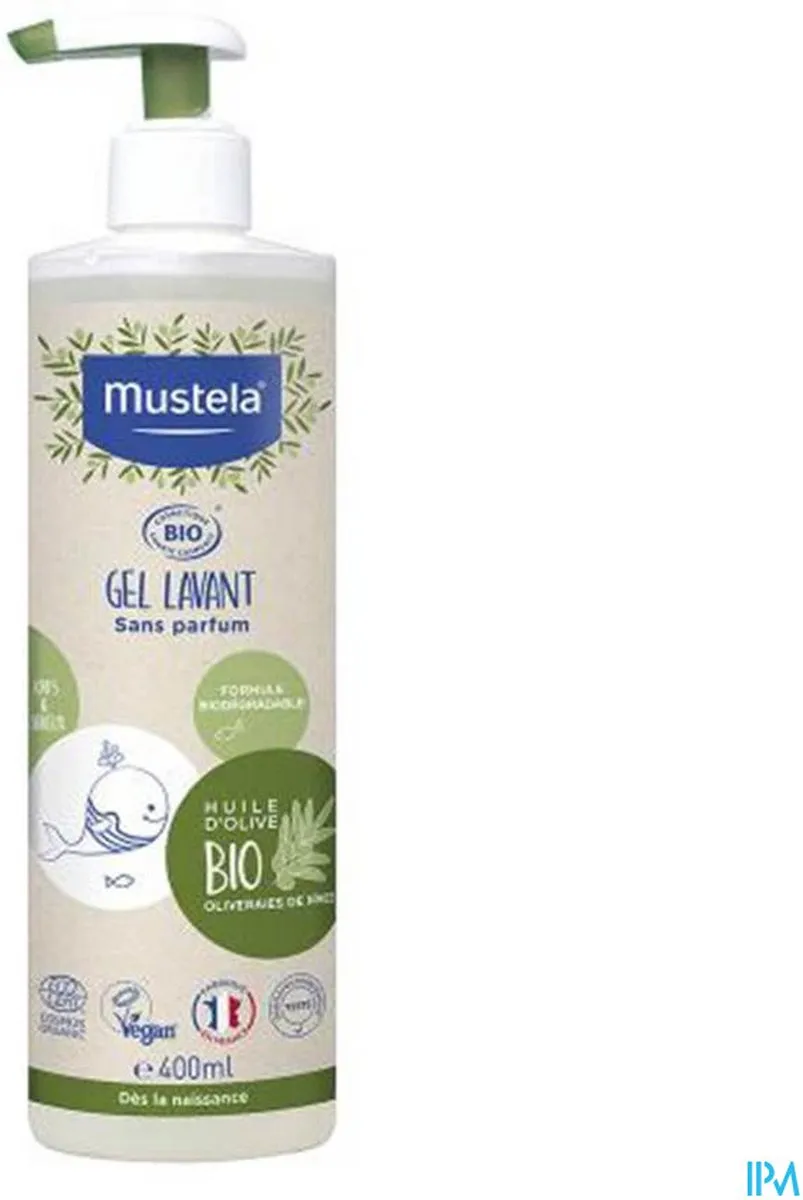 Mustela Biologische Wasgel 400ml