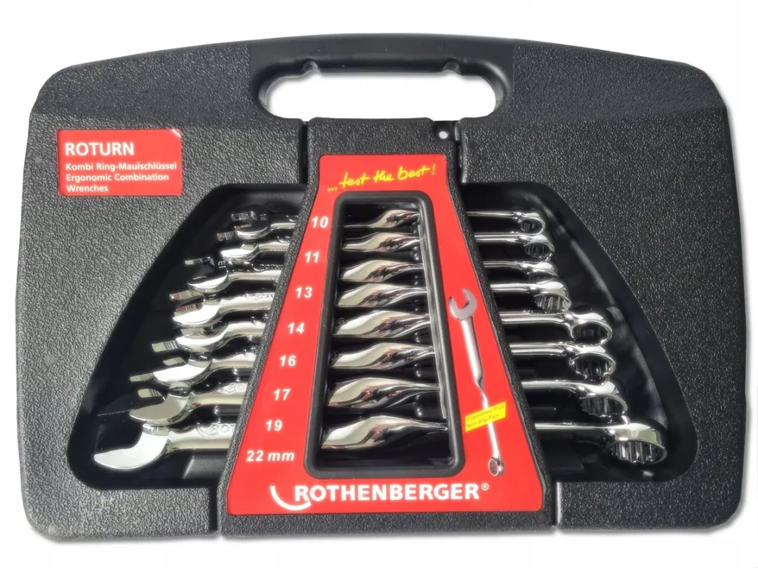 Rothenberger Combinatiesleutel Set 10-22mm - 8 Stuks
