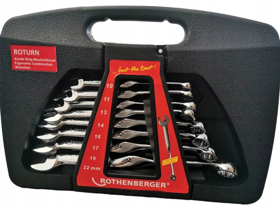 Rothenberger Combinatiesleutel Set 10-22mm - 8 Stuks