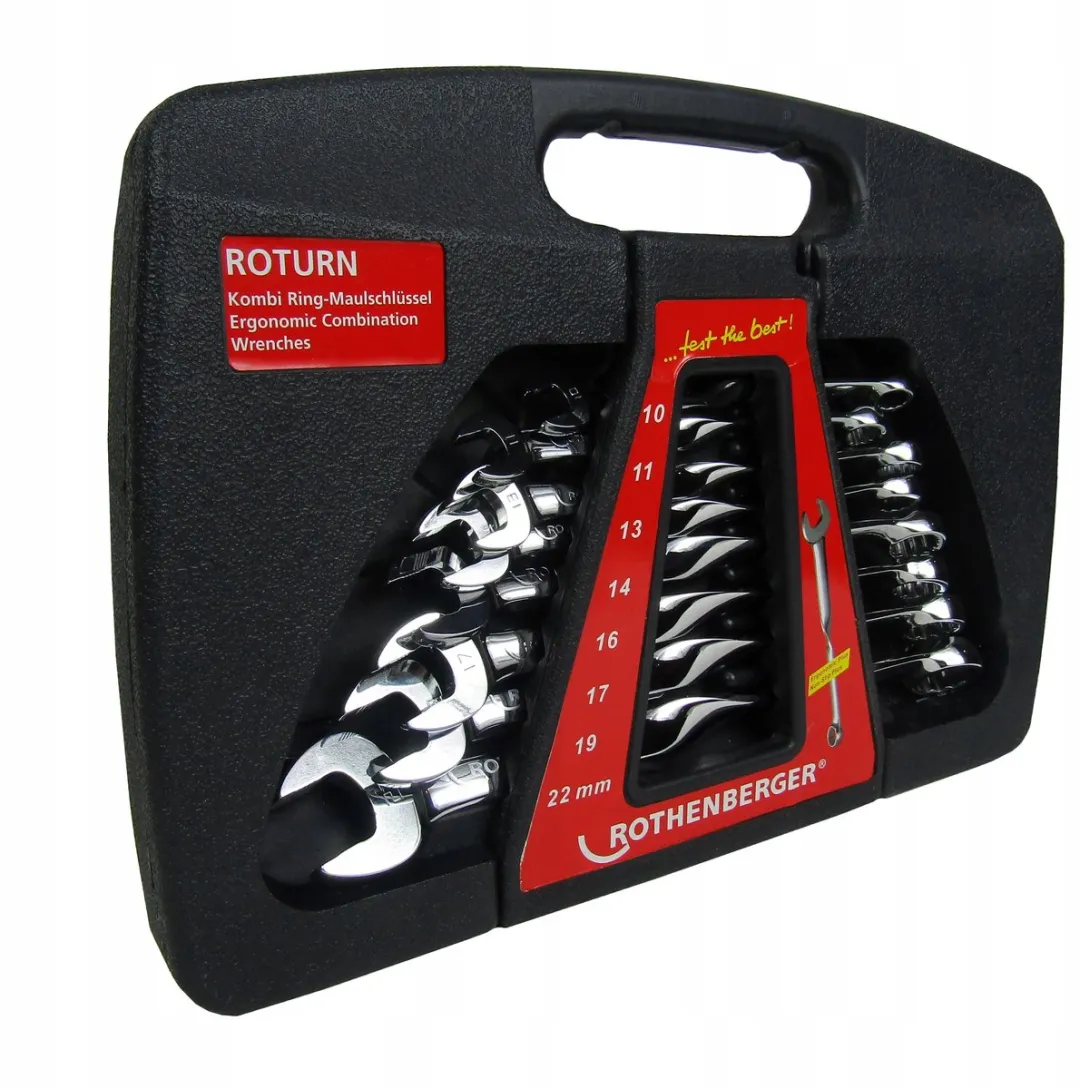 Rothenberger Combinatiesleutel Set 10-22mm - 8 Stuks