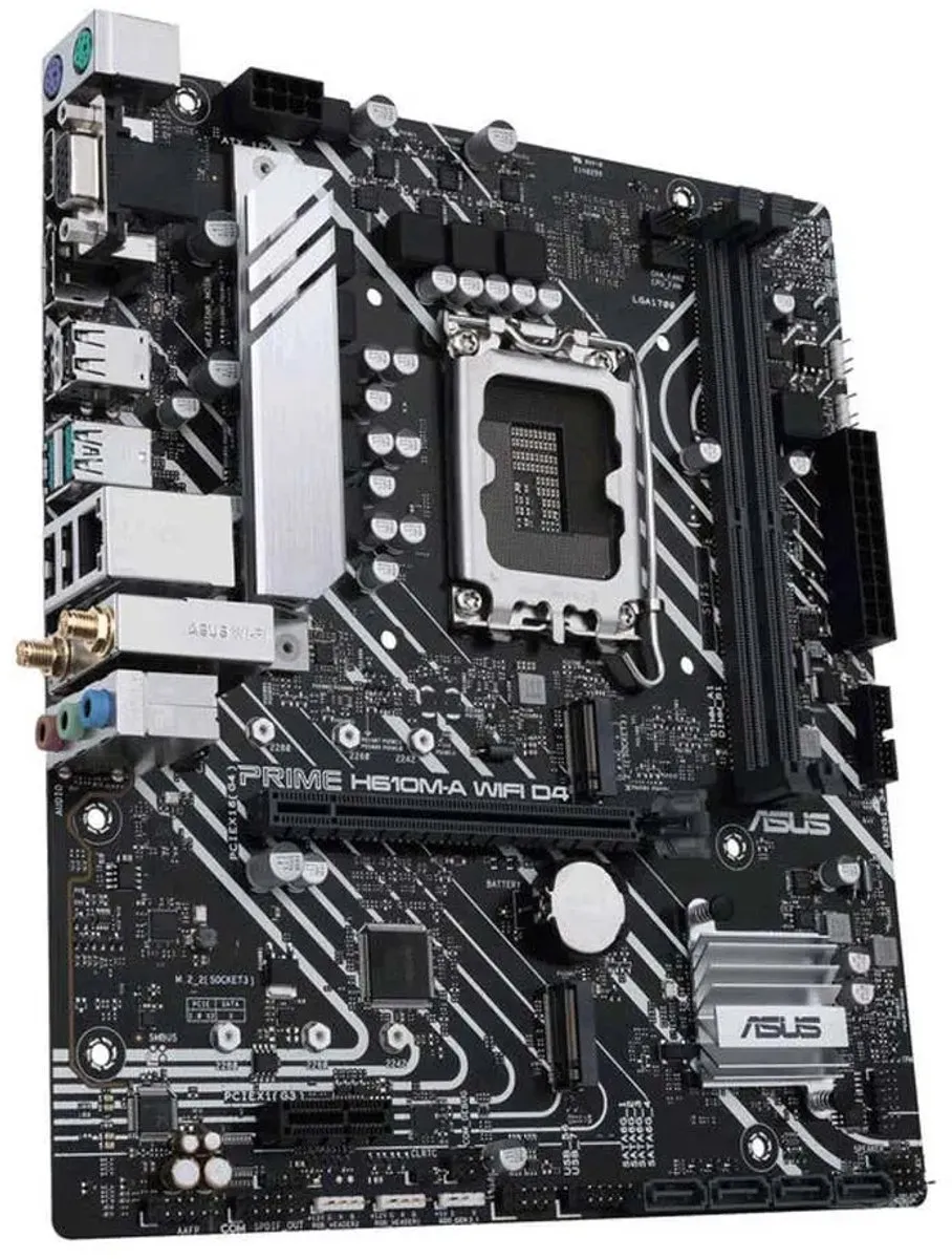 ASUS PRIME H610M-A WIFI D4 Moederbord - microATX