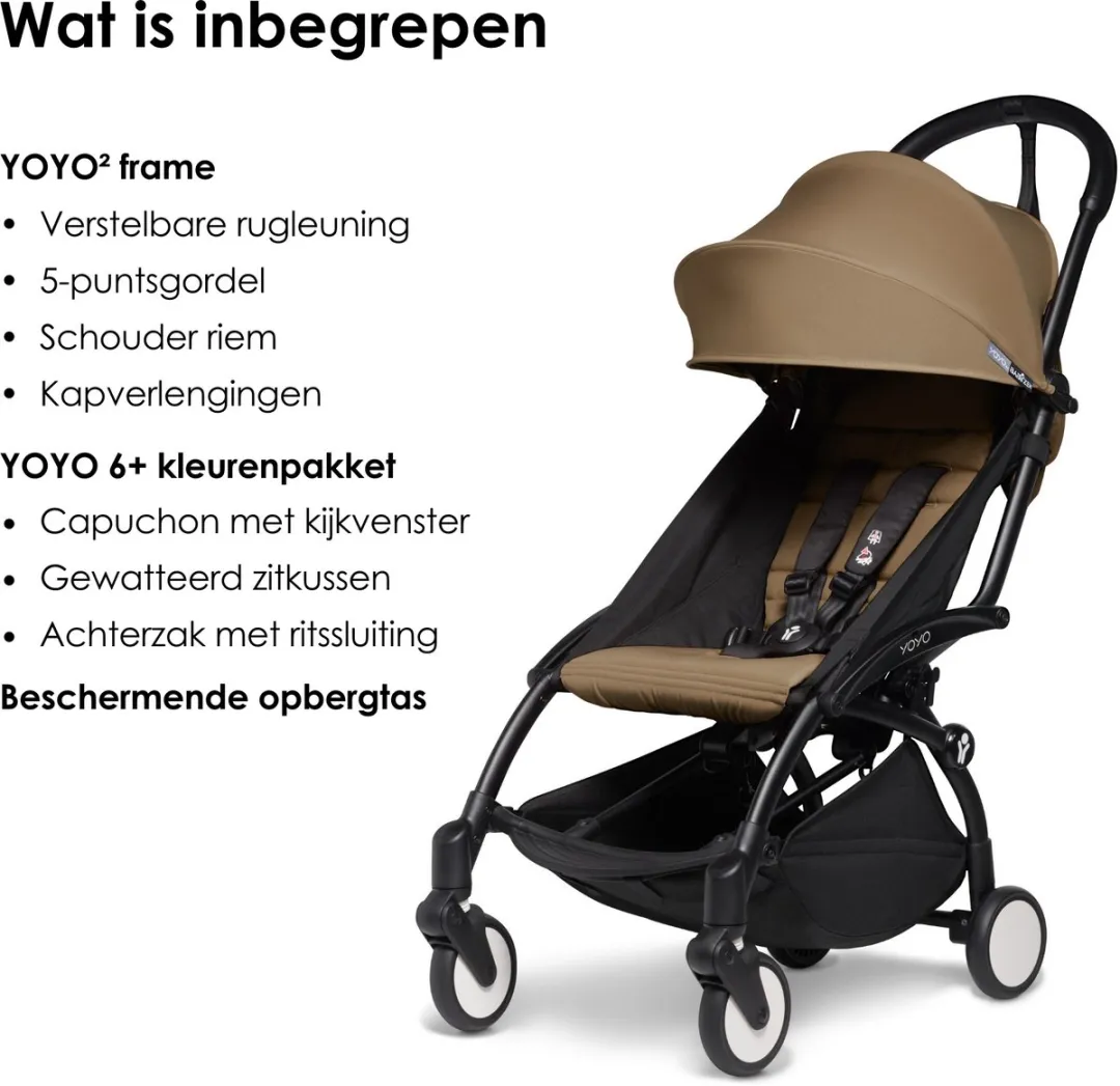 Babyzen YOYO2 Kinderwagen - Toffee 6+ Kleurenpakket