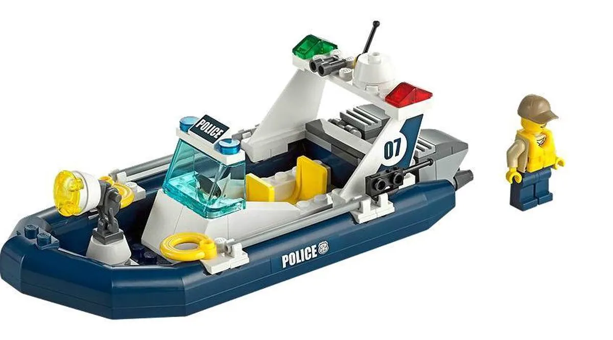 LEGO City Moeraspolitie Hoofdbureau 60069 - 707 Stukken
