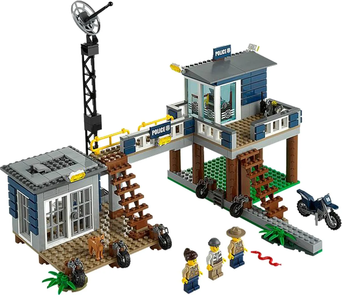 LEGO City Moeraspolitie Hoofdbureau 60069 - 707 Stukken