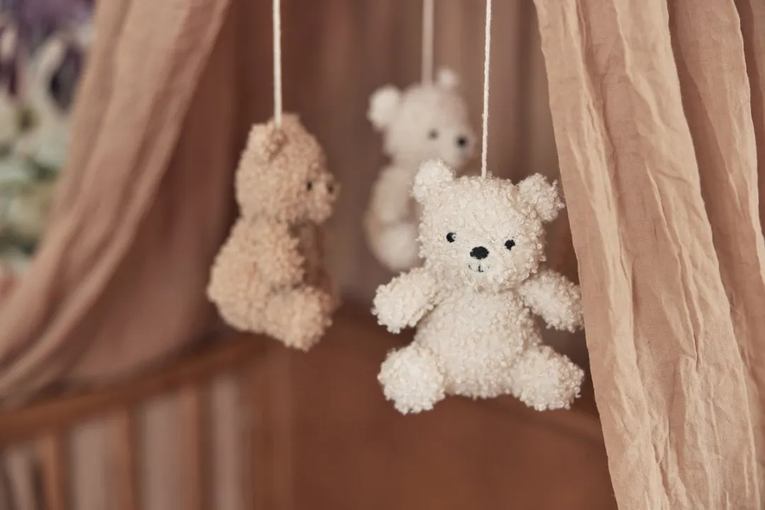 Jollein Baby Mobiel Teddy Bear - Naturel/Biscuit - afbeelding 6 van 6