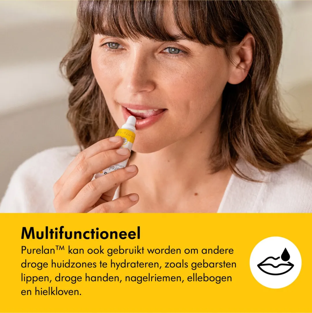 Medela Purelan Tepelzalf - Lanoline tepelcrème - snelle verlichting bij pijnlijke tepels - Tube 7gr