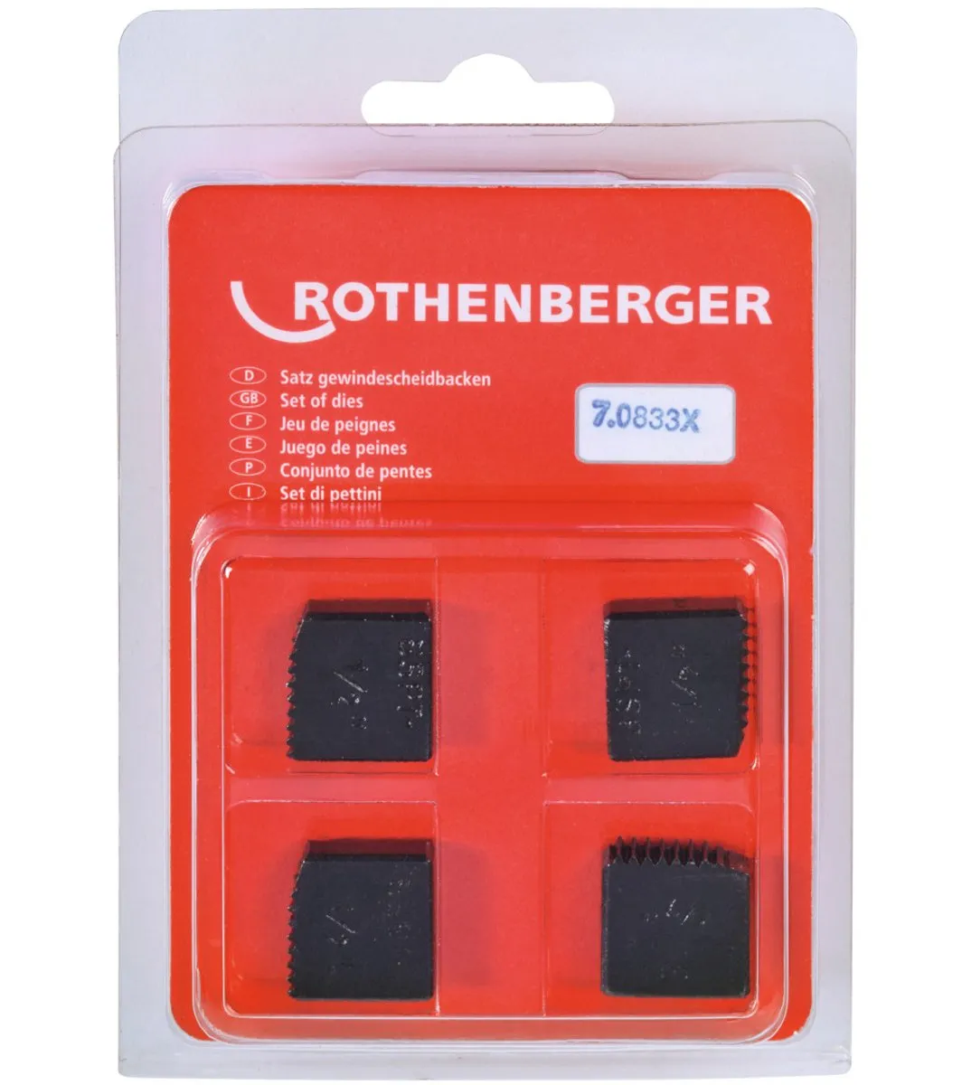 Rothenberger 4x SC Snijbek BSPT R 1/2"