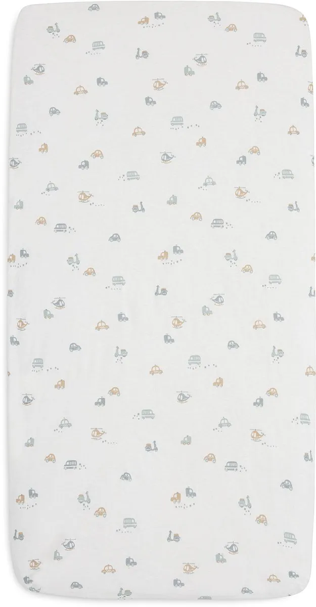 Jollein Baby Hoeslaken Wieg Jersey 40/50x80/90cm - On The Go