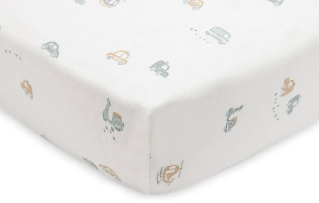 Jollein Baby Hoeslaken Wieg Jersey 40/50x80/90cm - On The Go