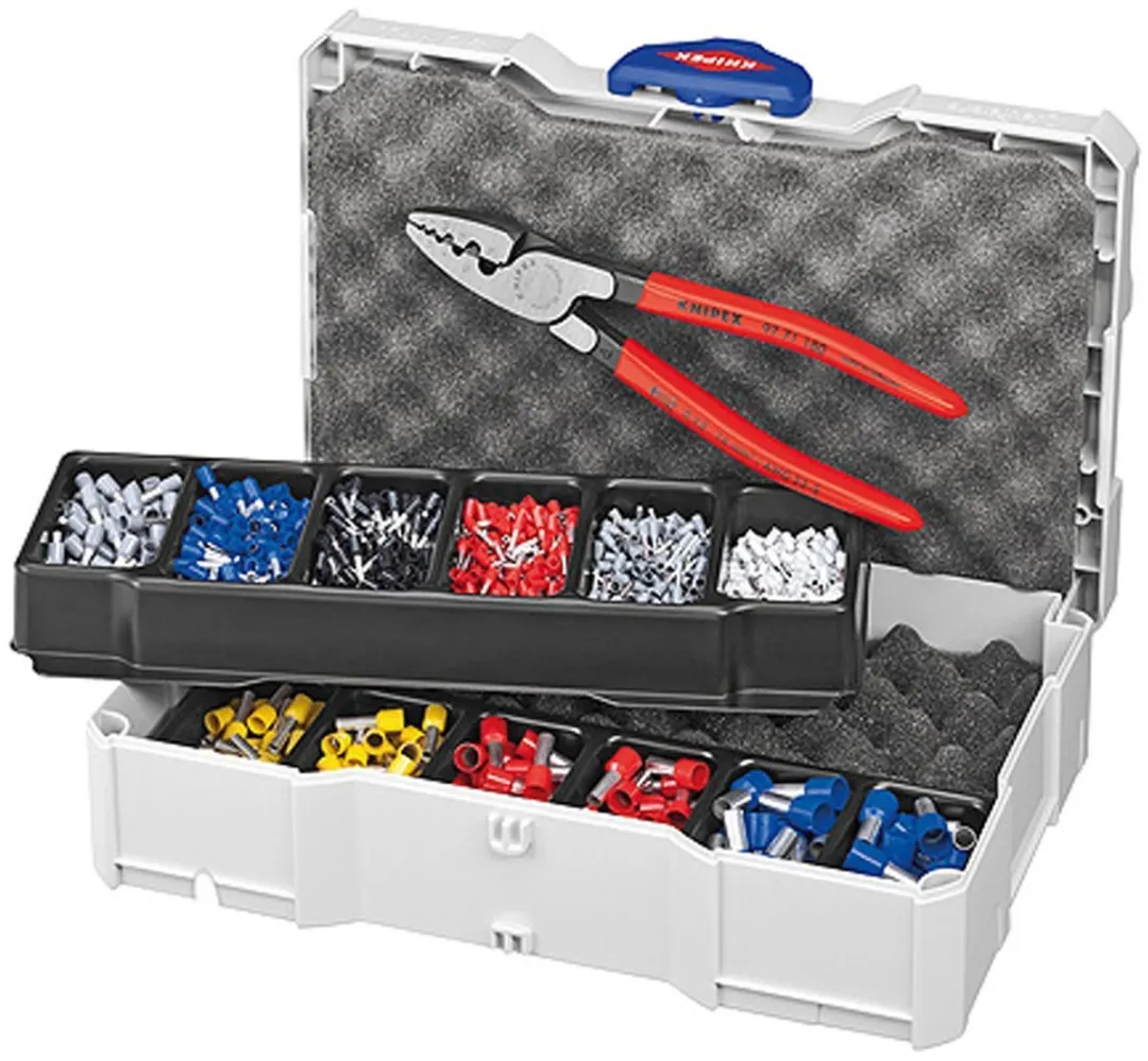 Knipex Krimpset 979006 - Krimptang + Hulzen