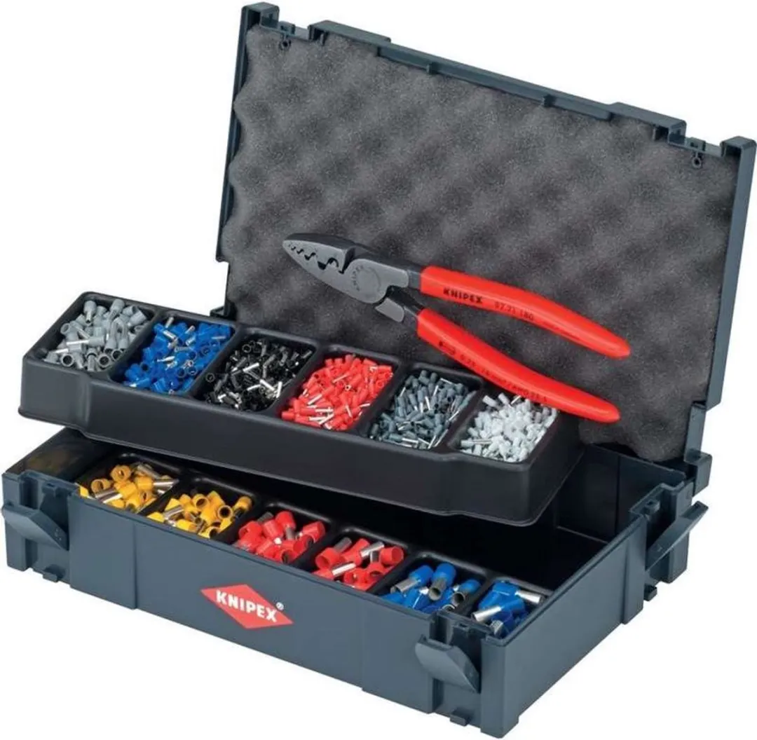 Knipex Krimpset 979006 - Krimptang + Hulzen