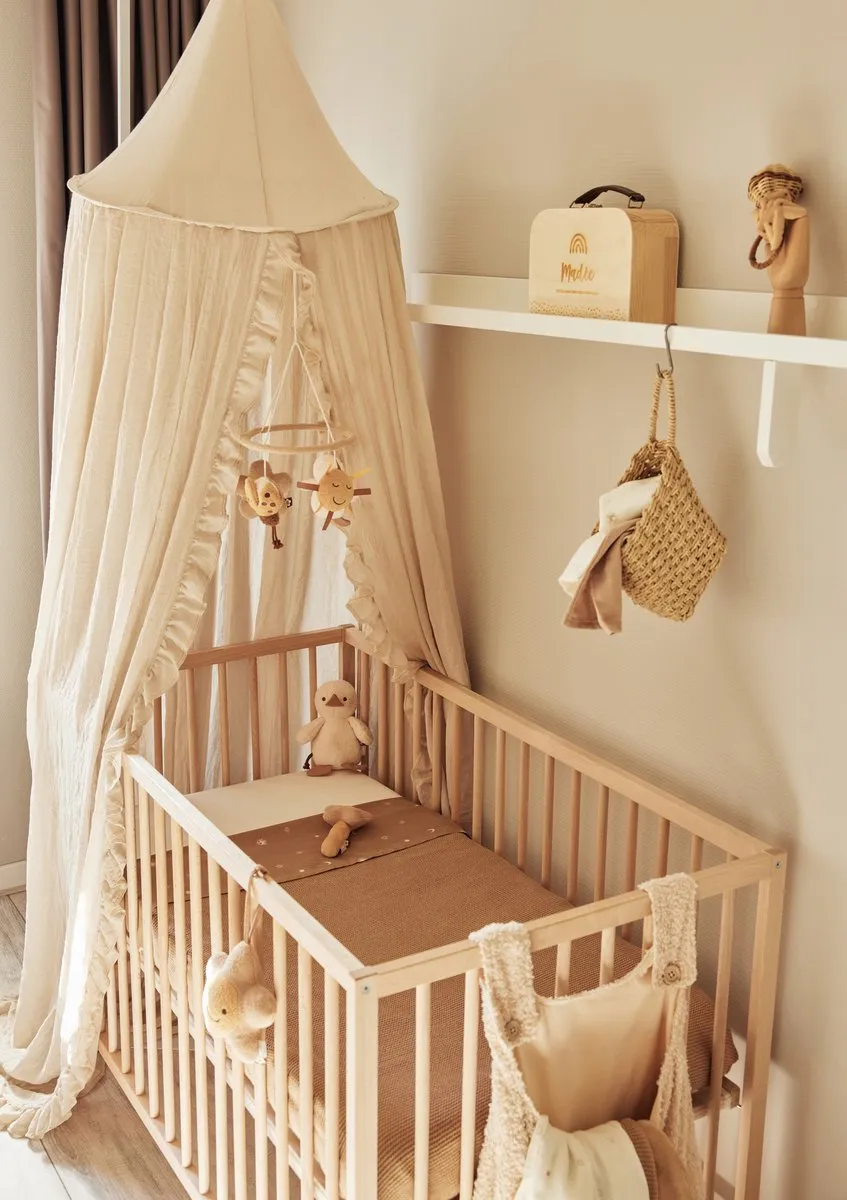 Jollein Baby Deken Ledikant 100x150cm Basic Knit - Biscuit