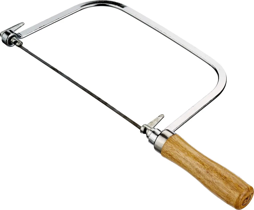 Silverline Figuurzaag - Verstelbare Bladhoek - Inclusief 5 Zaagbladen - 170 mm - Houten Handvat