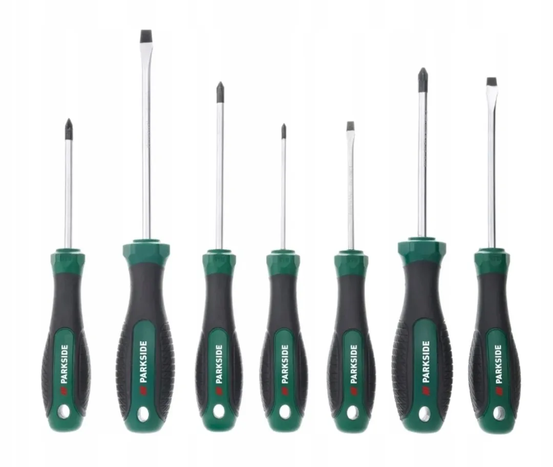 PARKSIDE Precisie Schroevendraaierset 37-delig - Groen/Rood/Zwart/Zilver