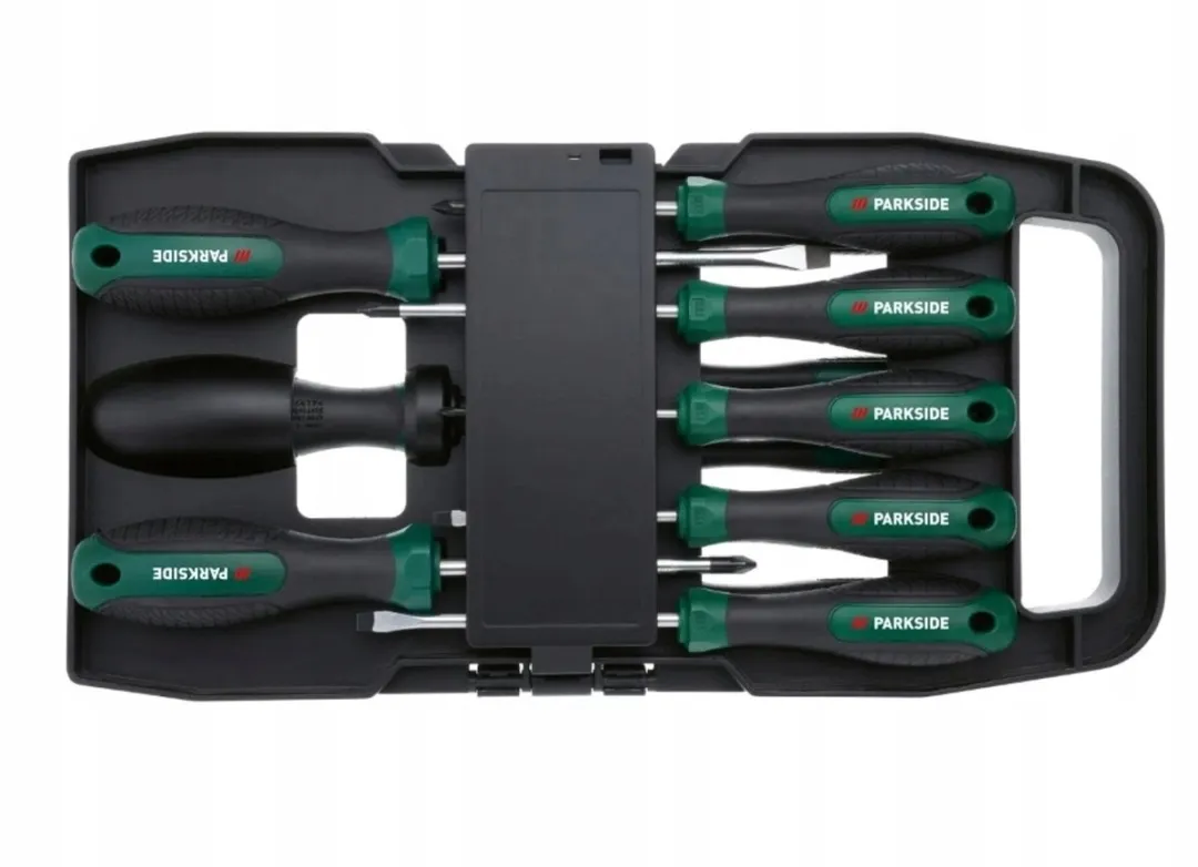 PARKSIDE Precisie Schroevendraaierset 37-delig - Groen/Rood/Zwart/Zilver